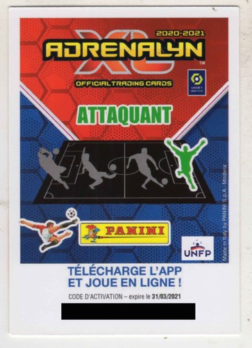 Panini adrenalyn ligue - ligue, 1