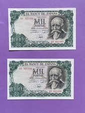 RARE  LOT DE 2 BILLETS ESPAGNE