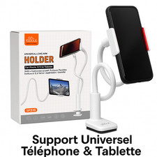 Support Universel Téléphone & Tablette – Bras Long Flexible 360°