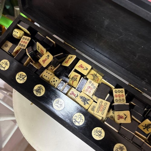 Mahjong woodcase - , ec