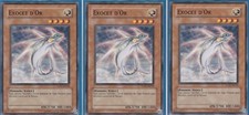 Yu-Gi-Oh! 3x Exocet d'Or TU01-FR018 Turbo Pack 1 EXCELLENT ETAT !! 