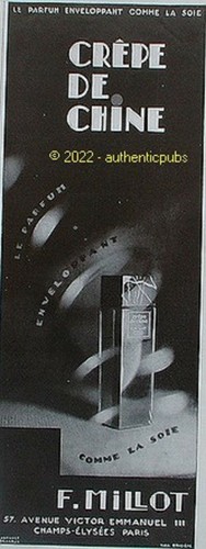 Publicite millot parfum - publicite, f.
