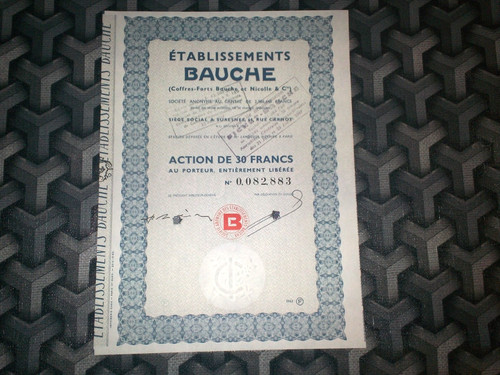 Actions ets bauche - actions,