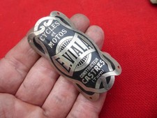 Ancienne Plaque  de Vélo Cycles moto VIALA CASTRES