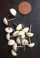 CLOUS tapissier tête ronde lisse  plastique  COULEUR  vintage  EISBAR  Allemagne