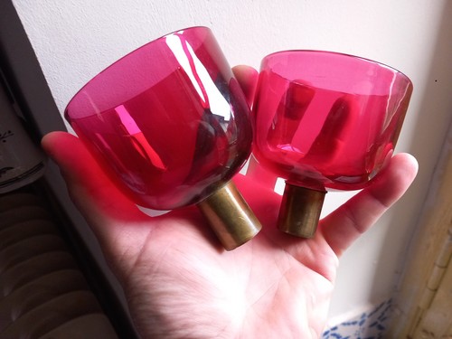 Paire4 verrine rouge verre - paire4,