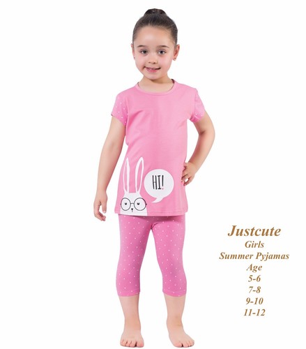 Pyjama fille manches - , courtes
