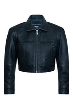 Veste En Cuir Biker Femme