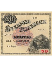 Suède 50 Kronor - Mère Svea
