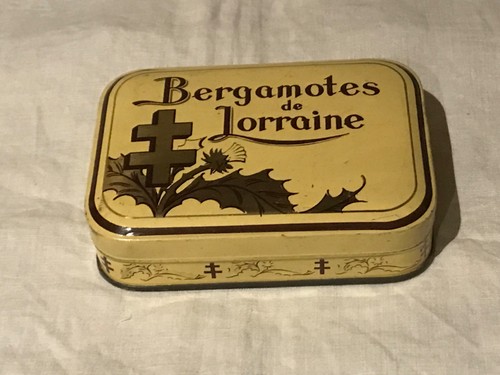 Ancienne boîte bergamotes de - "bergamotes,