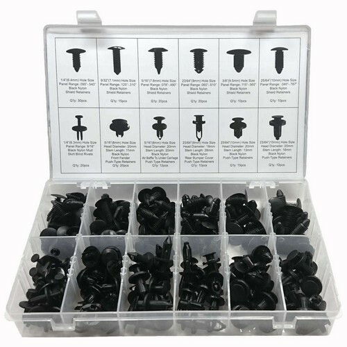 Clips agrafes plastique rivet - agrafes,
