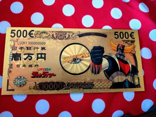 Billet 500 euros goldorak - billet,