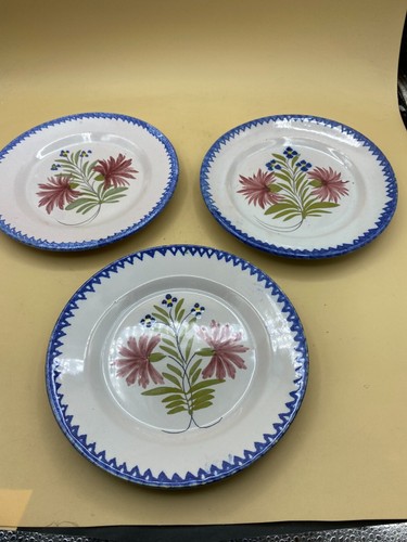 Assiettes faïence charolles - faïence,