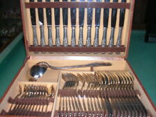 MENAGERE       49  pièces   en coffret ORFEVRERIE   LIBERTY    METAL ARGENTE