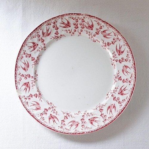 Assiette plate ancienne