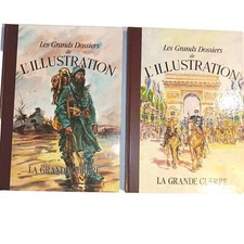 La Grande Guerre WW1 2 vol 1914/16 1917/19 Les Grands Dossiers de L'Illustration
