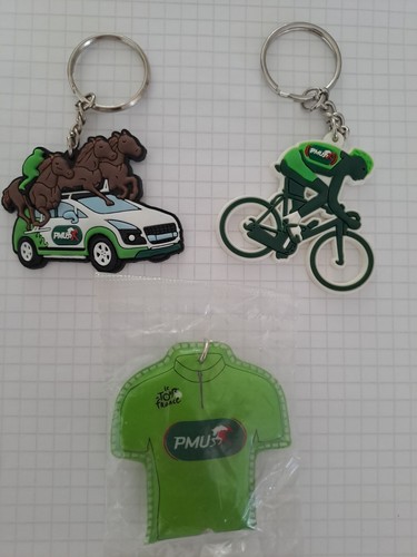 Porte clé pmu tour de - 3, x