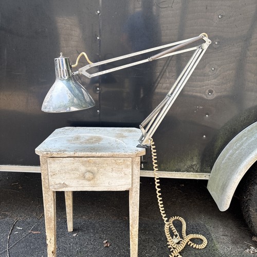 Vintage 1960s luxo chrome desk - luxo,
