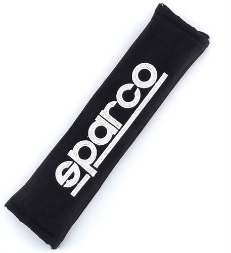 Sparco beltpad argent noir - beltpad, gt
