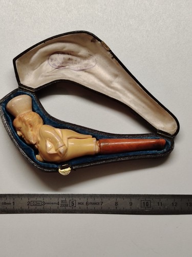 Pipe ancienne xixe sculptée - ancienne,