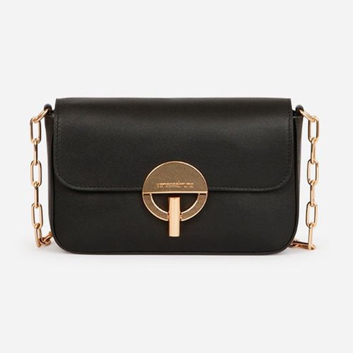 Sac main cuir noir - sac, en