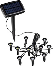 Lot De 10 Mini Spots Solaires