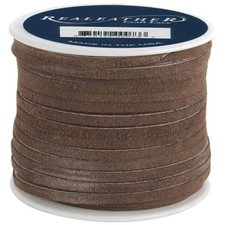 Realeather suede lace - suede, cafe
