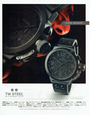 publicité Advertising 0521  2011    la  montre Tw Steel   cool black 18.5.21