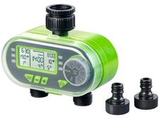 Programmateur d'arrosage BWC-200 avec 2 raccords pour tuyau - Royal Gardineer