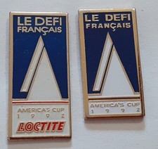 lot 2 pins bateau voilier america's cup 1992