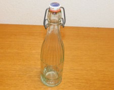 1940 ancien WW2 vintage BOUTEILLE D'EAU de seltz 35cl verre BOUCHON PORCELAINE