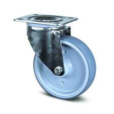 Roulette pivotante inox -