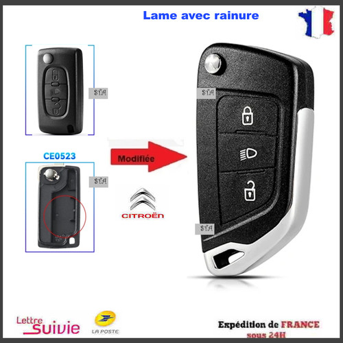 Coque clé plip modifié - coque,