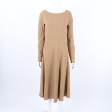 HERMES Robe en beige 124557