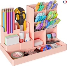 Withosent Lot de 5 boîtes à crayons pour enfants, en plastique, multifonctions, 