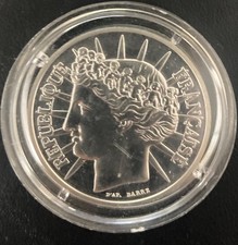100 Francs Fraternité Piéfort Argent 1988 SOUS CAPSULE