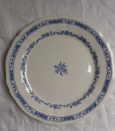 Assiette plate ancienne - , en