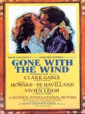 Affiche Du Film Autant En Emporte Le Vent Petit Panneau En Acier 200Mm X 150Mm