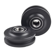 Kits de quincaillerie porte de grange coulissante forme roue voie rouleau placar