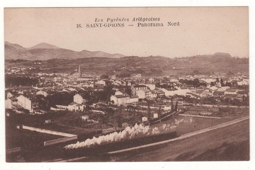 Rare cpa saint girons - cpa, 09