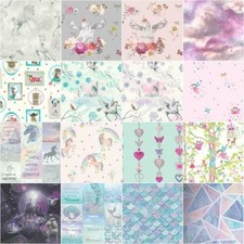 Papier Peint En Paillettes Pour Enfants Arthouse - Licorne Sirène Espace Chambre