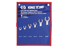 Trousse de clés à tuyauter métriques - 6 pièces - King Tony