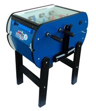 Babyfoot pour enfant Roby Color Cover Roberto Sport bleu avec monnayeur 20ct 