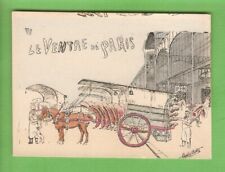 Albert FEUILLASTRE .."ILLUSTRATEUR" carte postale    Dessin : Le Ventre de Paris