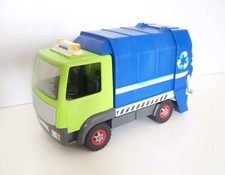 PLAYMOBIL (R5131) EBOUEURS - Camion Poubelle Vert & Bleu City Service 6110