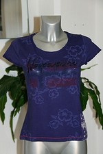joli tee shirt bleu femme NAPAPIJRI  taille XS  EXCELLENT ÉTAT
