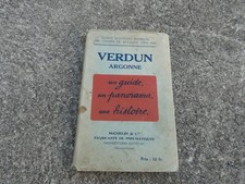 guide michelin champs de bataille Verdun Argonne Guerre 1914 1918