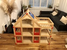 Maison de Poupée en Bois - Maison PlayMobil en Bois - Parfait État - Vintage