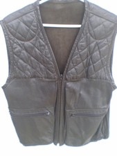 GILET CUIR VERITABLE