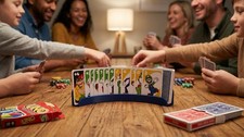 Support cartes jeu - support, de